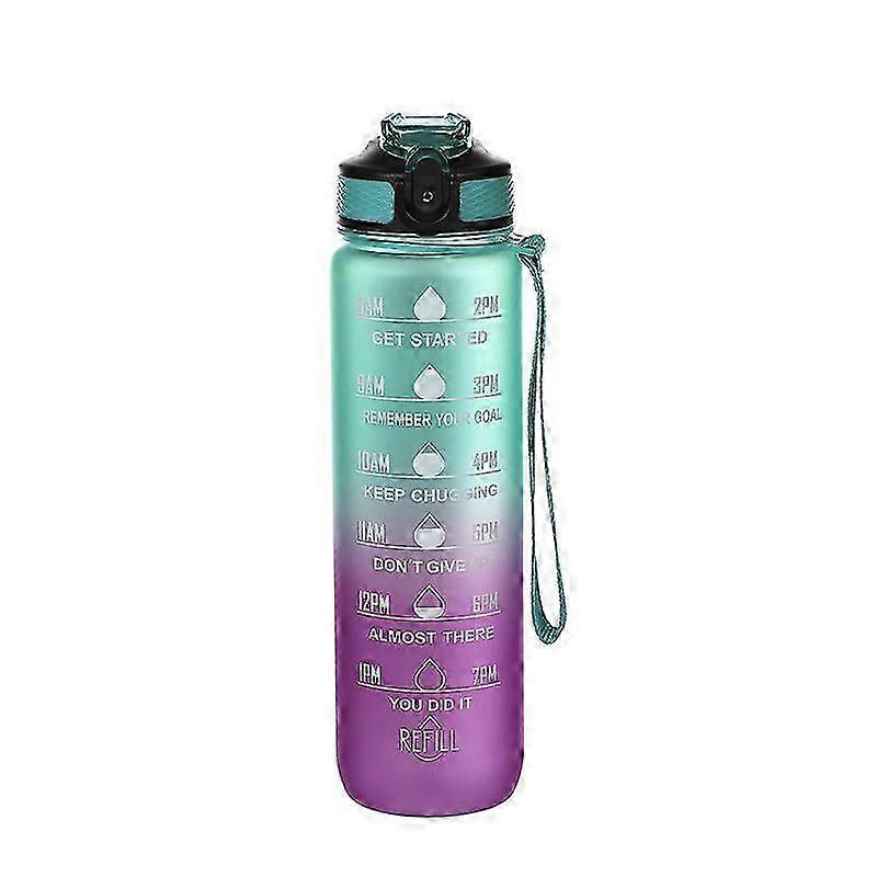 1000ml Leakproof Straw Water Bottle
