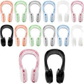 14PCS Swimming Nose Clips Set, Waterproof Silicone Swim Nose Clips for Swimming, Surfing and Water Sports, Reusable Nose Clips with 7 Colors for Adult