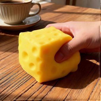 Giant Soft Cheese Stress Relief Squishy