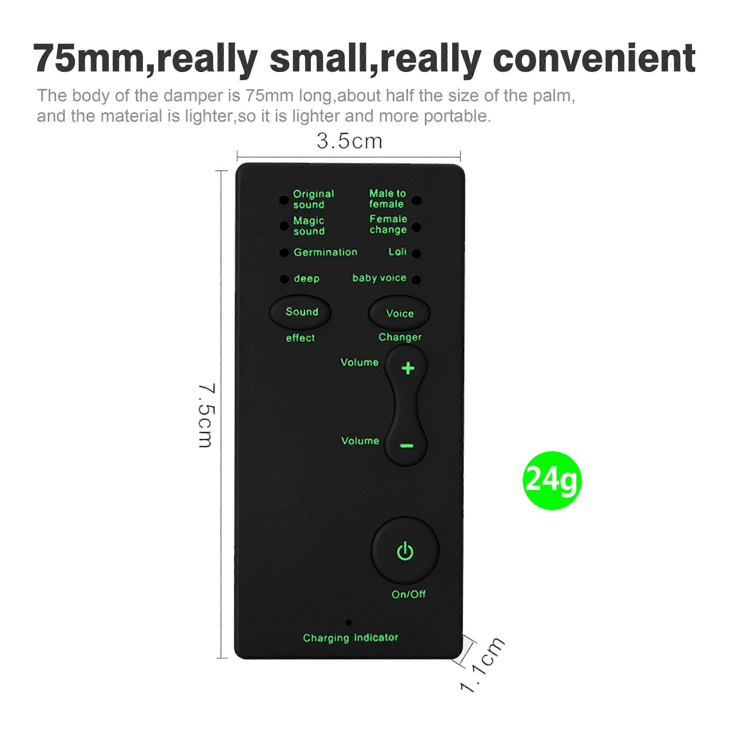7 Different Sound Changes Voice Changer Device For Computer/Laptop/Tablets