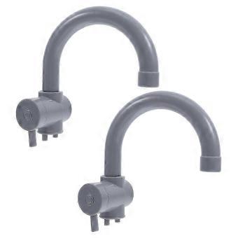 Realistic Plastic Kitchen Taps Set