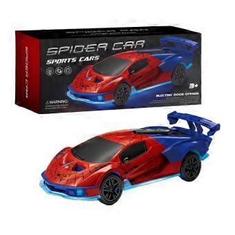 Universal Door-Opening Spider Car Toy-Cool Model Design,Automatic Door Opening,Colorful Lights,Safe Material-pp
