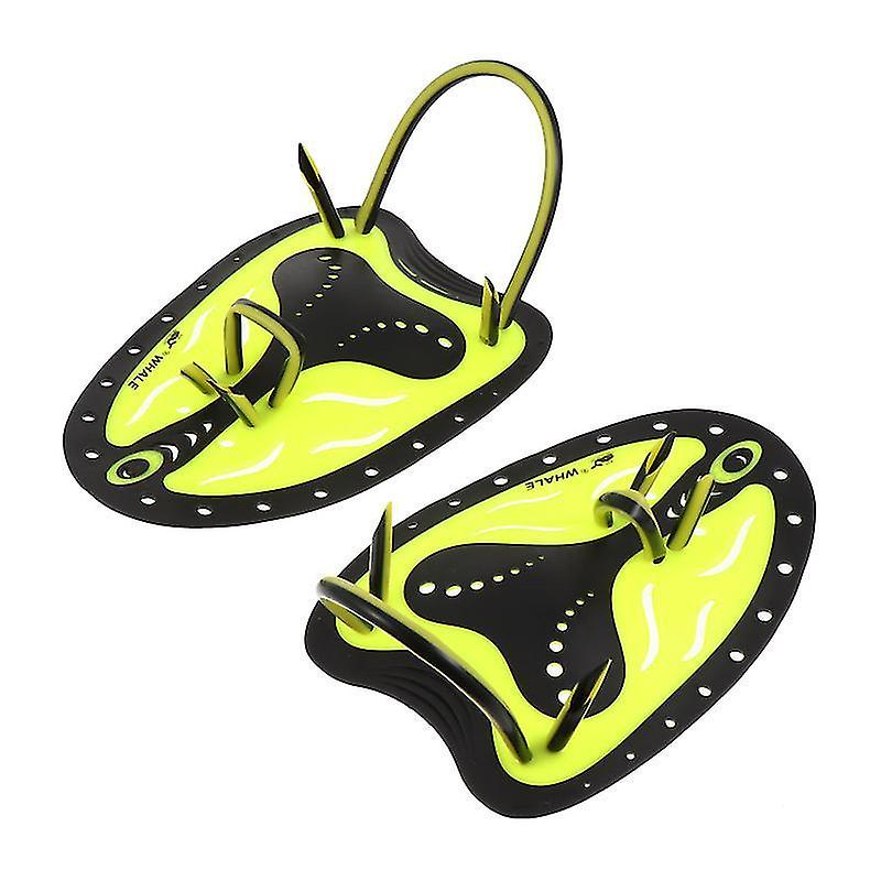 19X13cm Unisex Training Fins 1 Pair Swim Hand Paddles Practical Swim Training Paddles Swimming Train