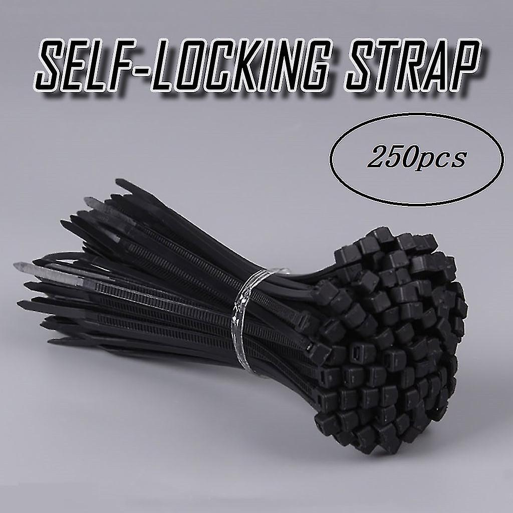 Multi-functional Black Self-locking Ribbon For Household Outdoorwire Arrangement