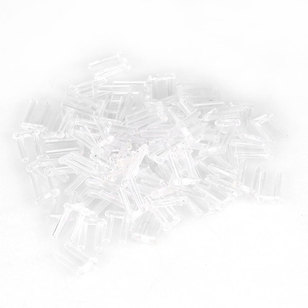 100pcs New Plastic Compression Sleeves for Rimless Glasses Accessories Tools