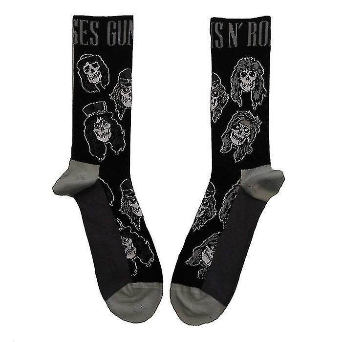 Guns N Roses Unisex Adult Skull Socks