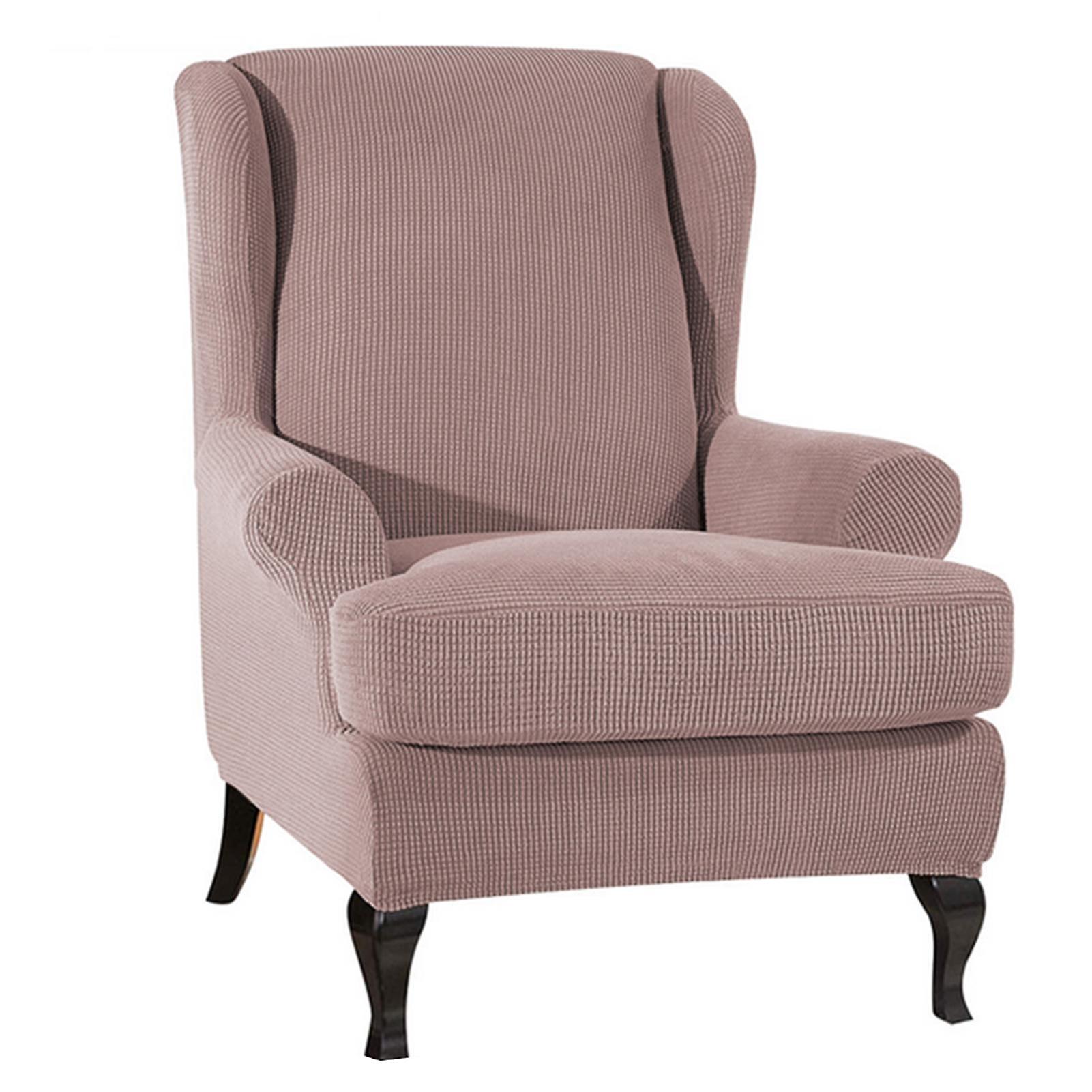Sofa Covers Wing Chair Elastic Fabric Stretch Couch Slipcover Polyester Spandex Furniture Protector