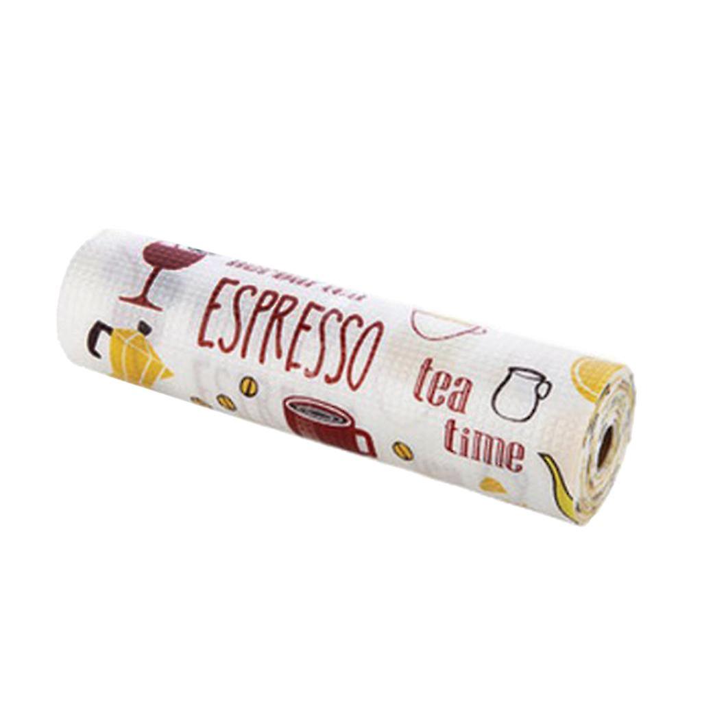 PE Waterproof Kitchen Cupboard Shelf Drawer Liner Table Mat Placemat Red