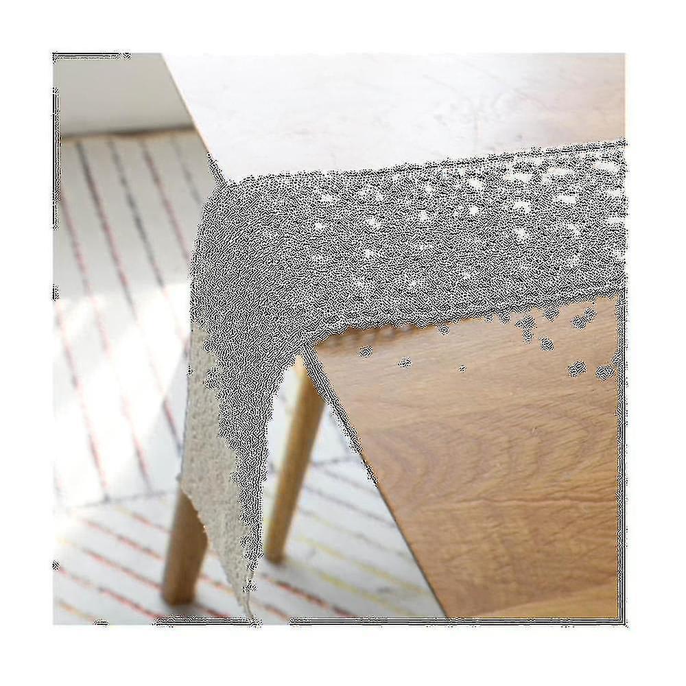 Table Runner Macrame For Wedding In Boho Style Beige Cream Table Runner Vintage Crochet Rustic 15x2