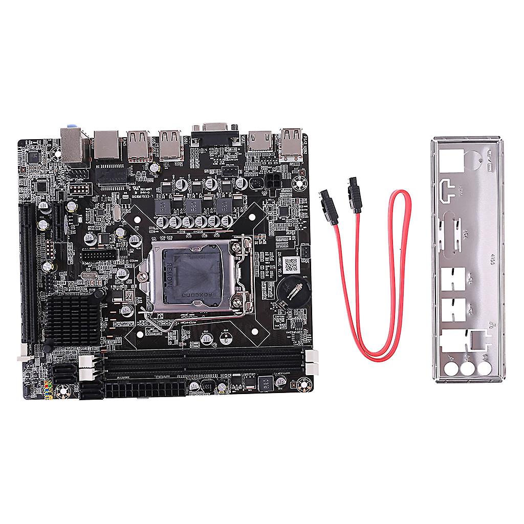 H61 moederbord computer moederbord DDR3 LGA1155 DDR3 desktop USB2.0 Sata Lan