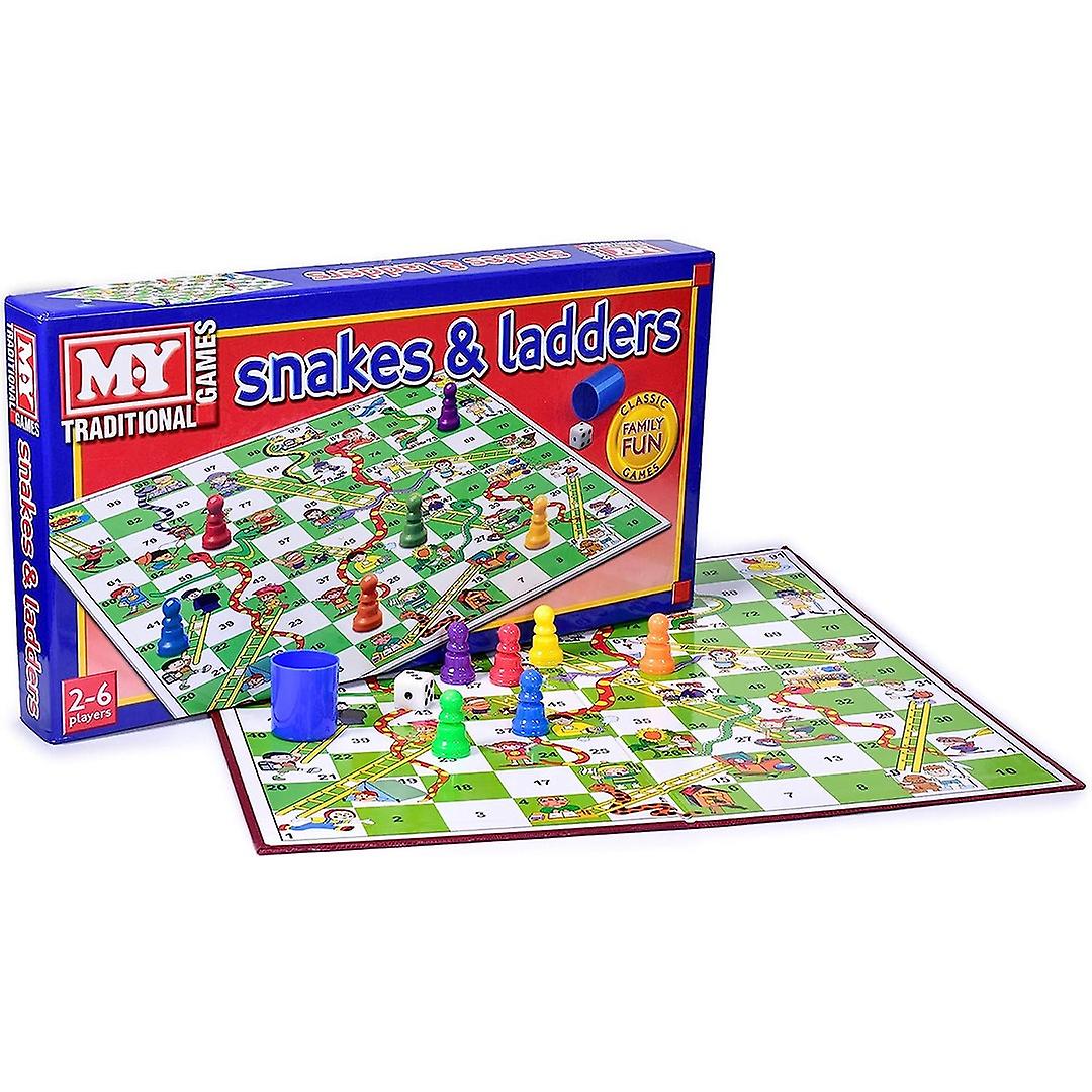 M.Y traditionella ormar och stegar spel