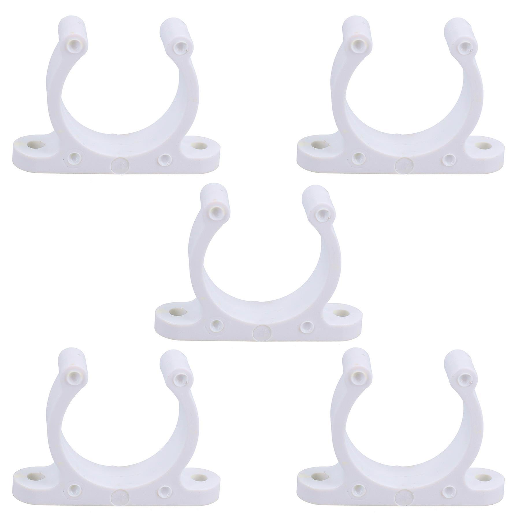 5 Pack 25mm Polyamide Tube Storage Clip Paddle Boat Hook Pole Tool Plastimo
