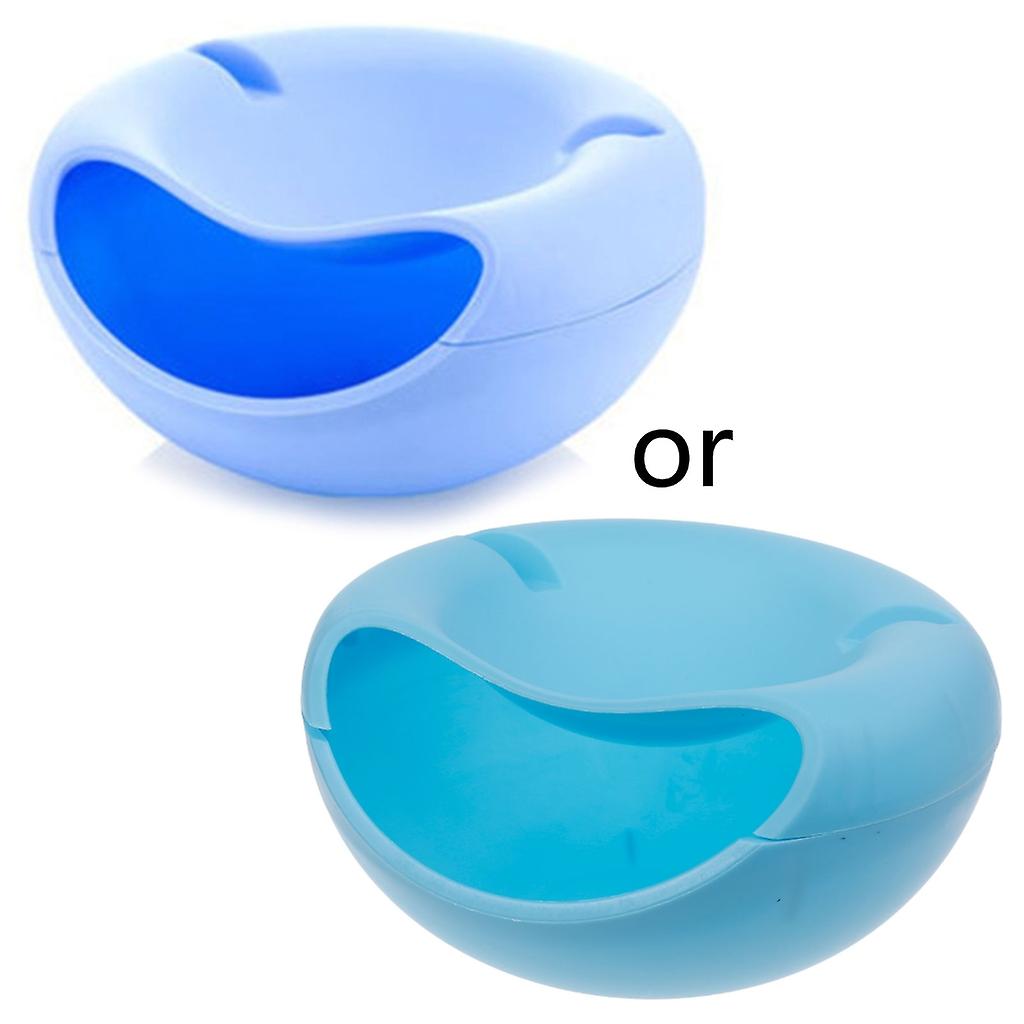 Lazy Snack Bowl Double Layer Snack Nut Dried Fruits Box Mobile Phone Bracket