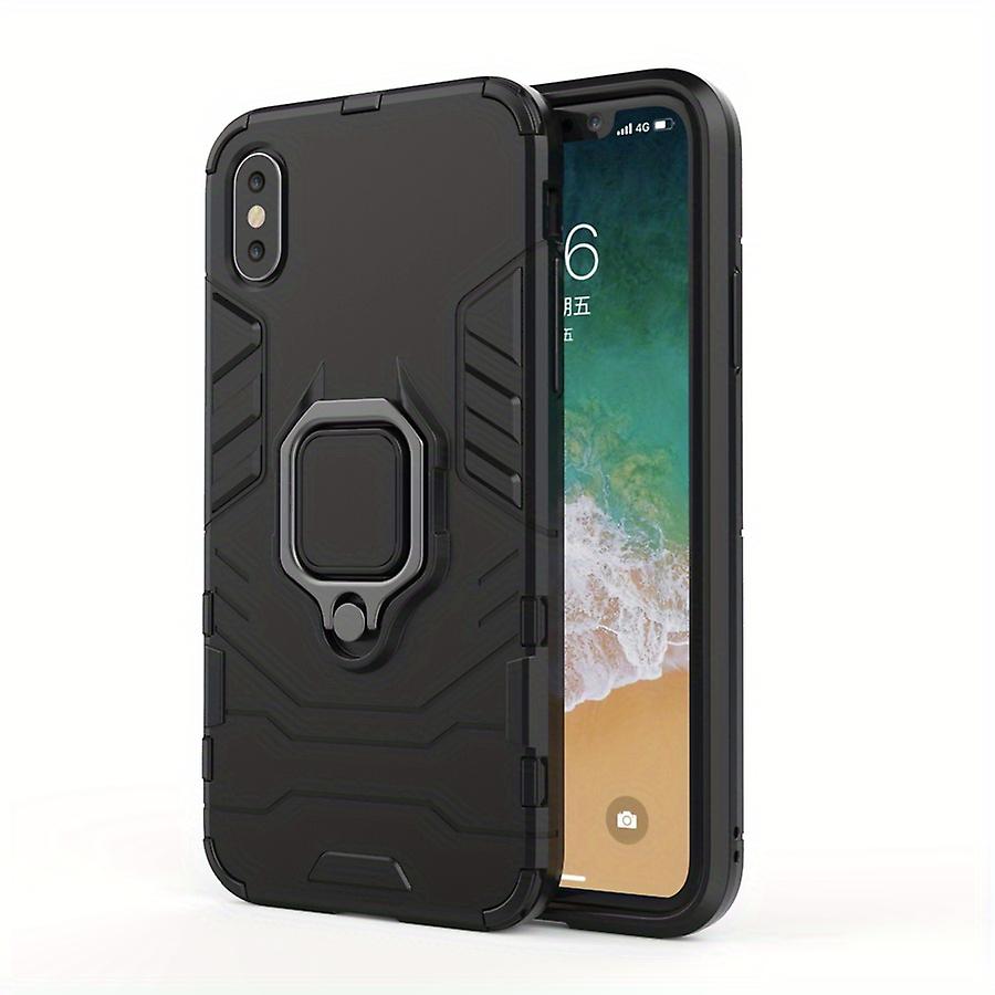 Shockproof Armor Case For Iphone: Protect Your Phone With Shockproof Coque Cover & Ring Holder Stand!