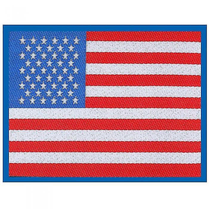 Sew-On Woven Stars & Stripes Patch