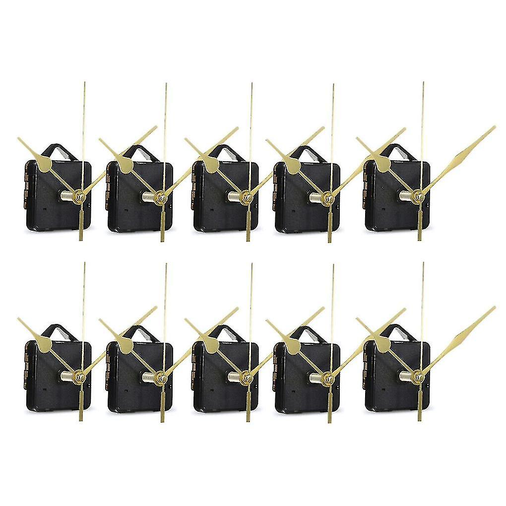 10pcs Diy σιωπηλή κίνηση ατράκτου χέρια τοίχο Quartz ρολόι κίνηση μηχανισμός επισκευής εργαλεία επισκευής μέρος Cloc