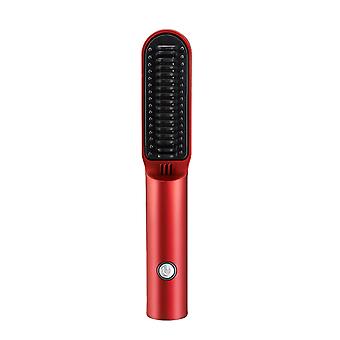 Professional Straight Hair Comb Wireless Rechargable Hair Straightener & Curler