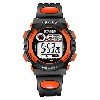 SYNOKE 99269 Children Digital Watch, Colour: Small (Orange) Small (Orange)