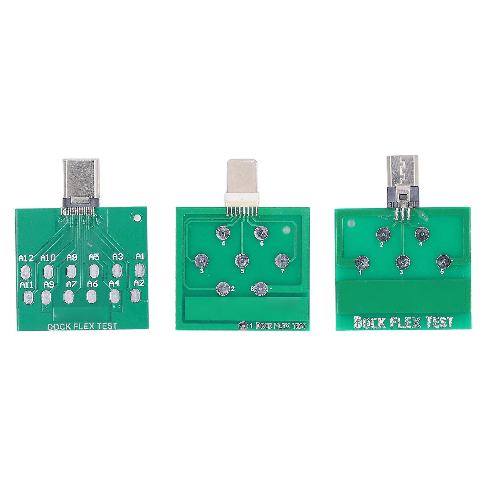 Port Test Board Kit Type C Micro IP Data Cable Socket Tester PCB Phone Interface Detection Boards