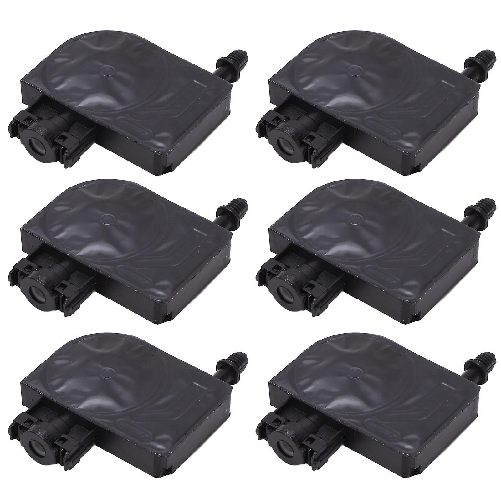 6Pcs Black Printer Ink Damper Corrosion Resisting Fluent PP Material Printer Damper for 4800 
