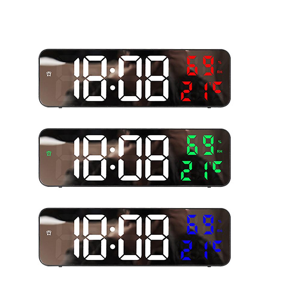 Large Digital LED Wall Hanging Clock Durable Lightweight Desktop Clocks for Office Shop Bedroom