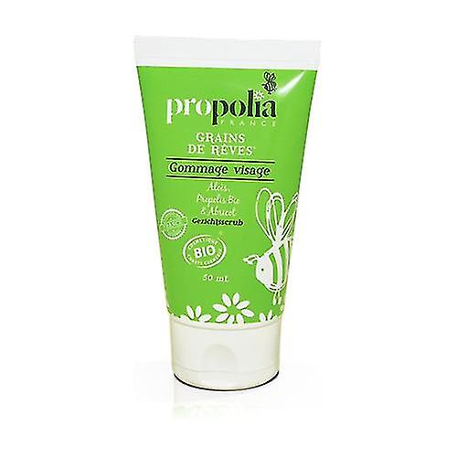 Organic Aloe, Apricot and Propolis face scrub 50 ml of cream