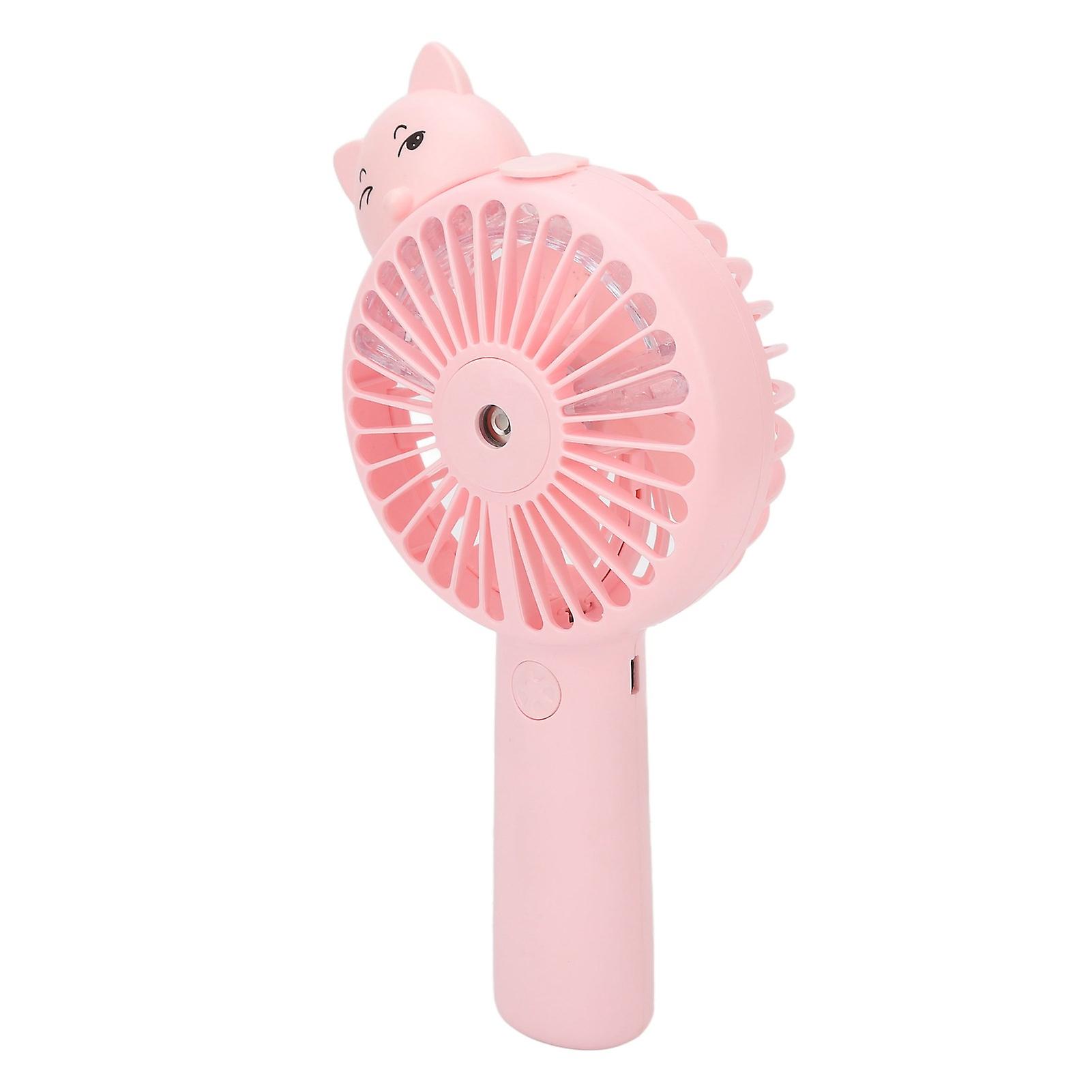 Spray Fan Mini Portable Handheld Rechargable Misting Humidifier Mobile Phone Holder 