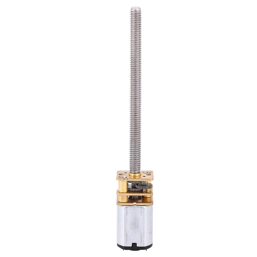 N20 Gear Motor, Worm Gearbox Speed Reducer, M4 x 55mm, Ball Screw, 3V (100)