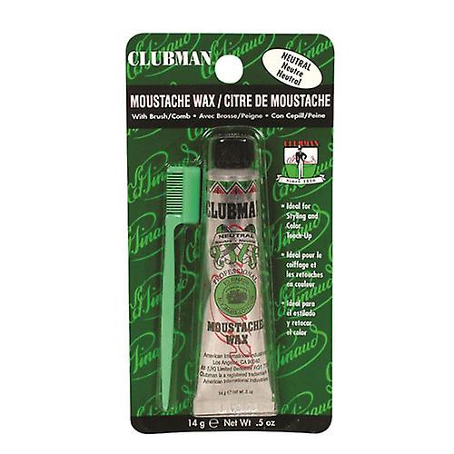 Clubman High-Quality Shapes and Holds Moustache Wax in Convenient 14g Size