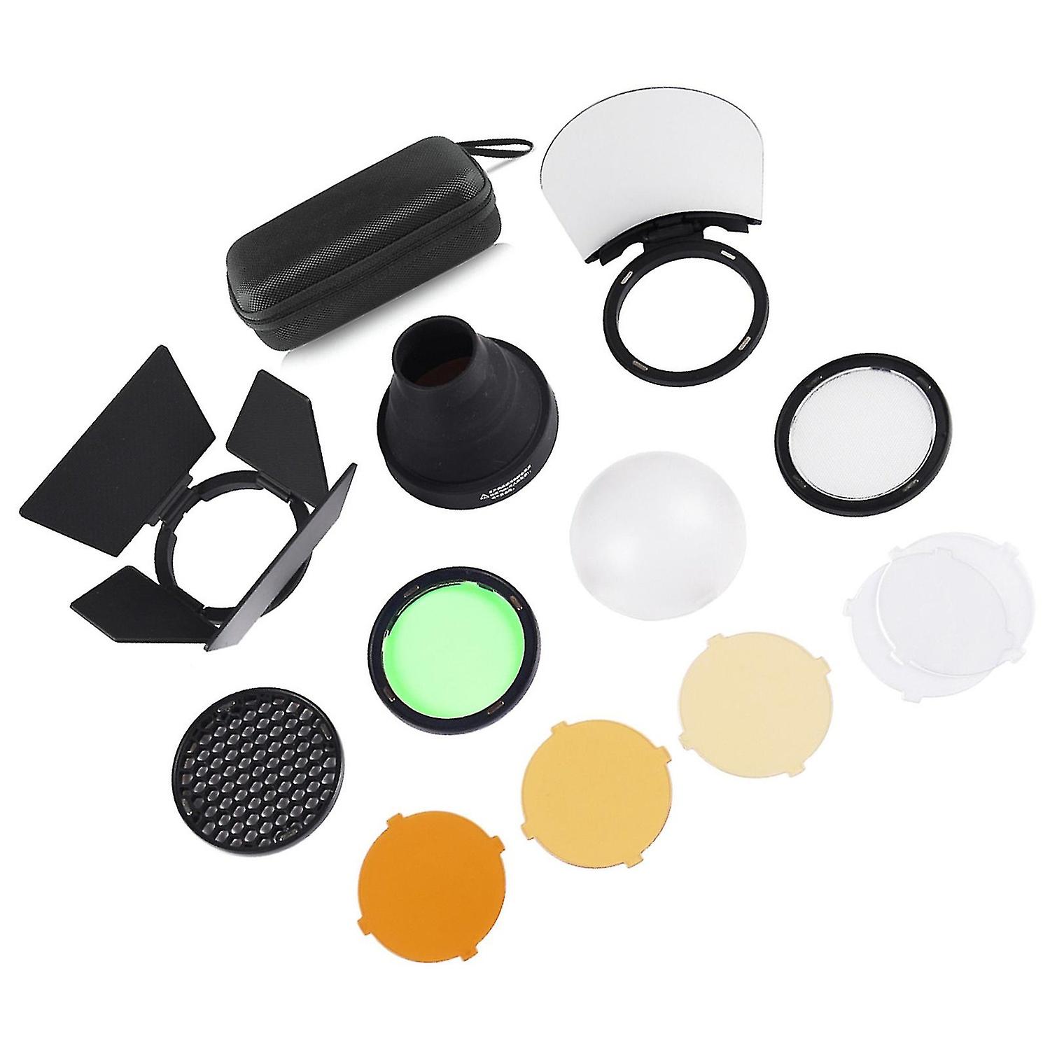 AK-R1 Pocket Flash Light Accessories Kit for Godox H200R/ V1/AD200/AD200pro/AD100PRO Round Flash Hea