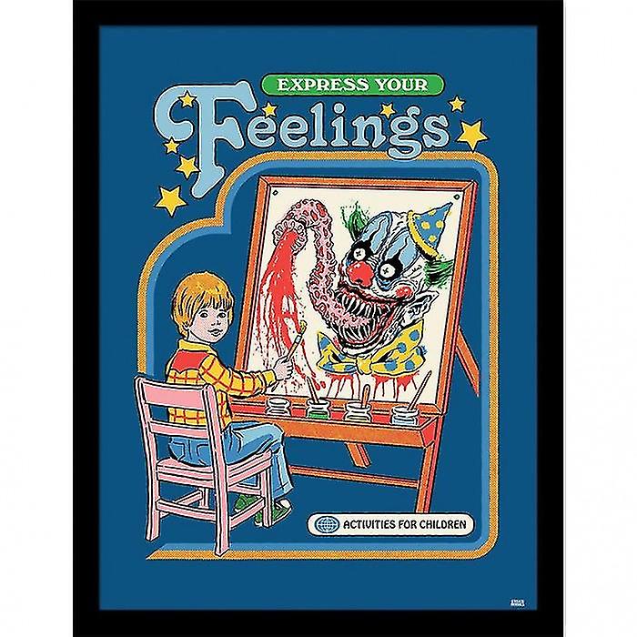 Steven Rhodes Exprimez vos sentiments Affiche encadrée