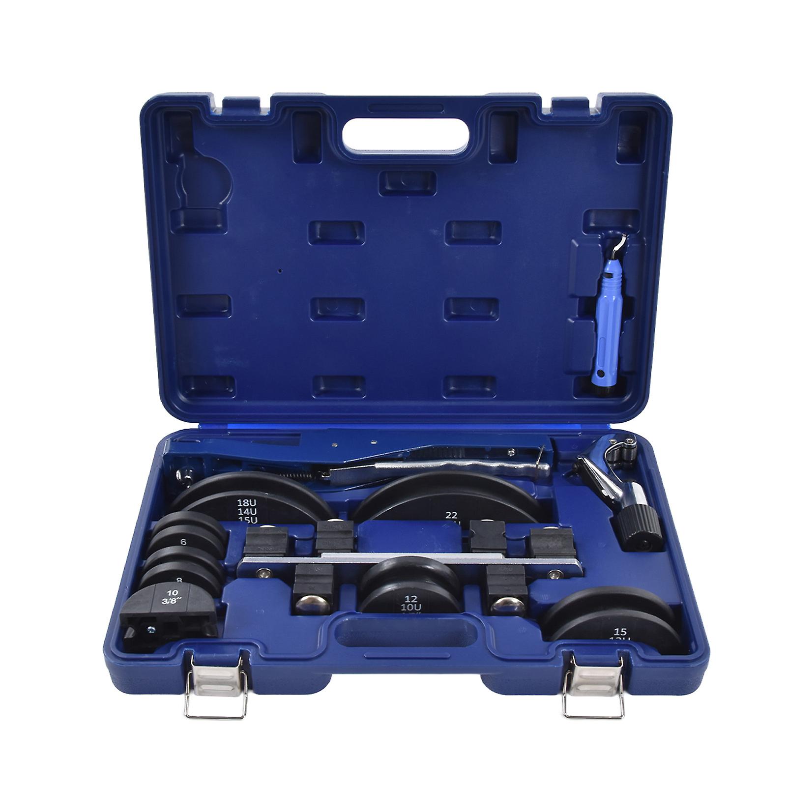 Tubing Bender Kit 0‑90 Degrees Ratchet Manual Pipe Bending Kits for Pneumatic Systems 6‑22mm