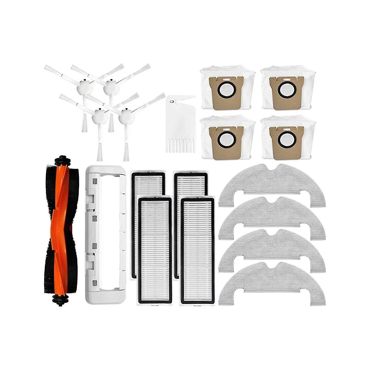 For Robot Vacuum X10 Robot Vacuum Cleaner Parts Replacement Main Side Brush Hepa Filter Mop Cloth D