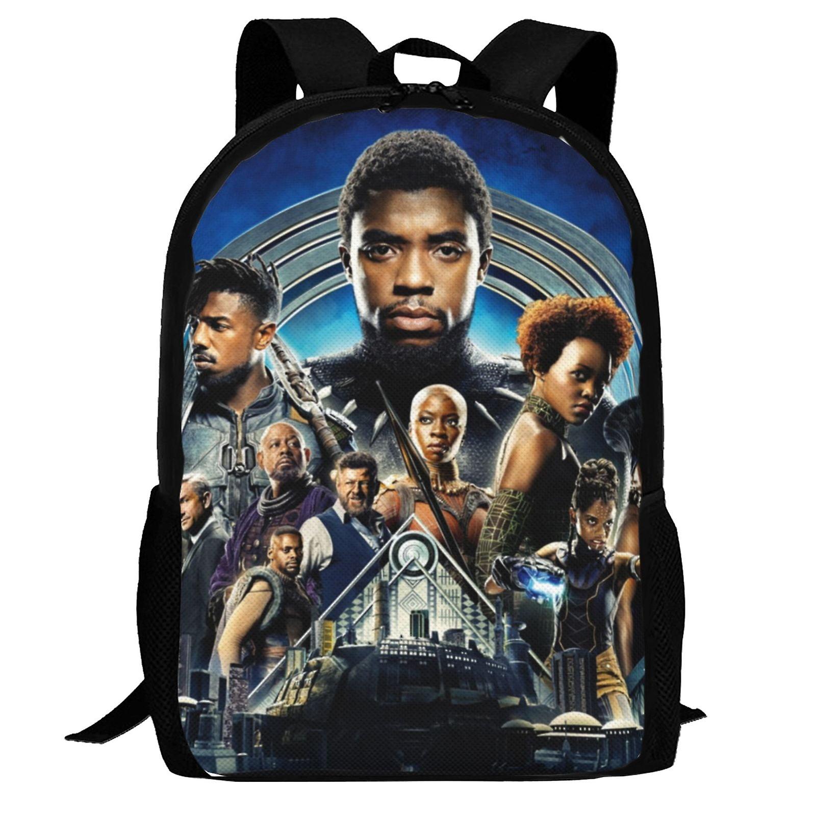 Black Panther Backpack,Laptop Backpack Lightweight Casual DaypackMulti-Function Travel Backpack