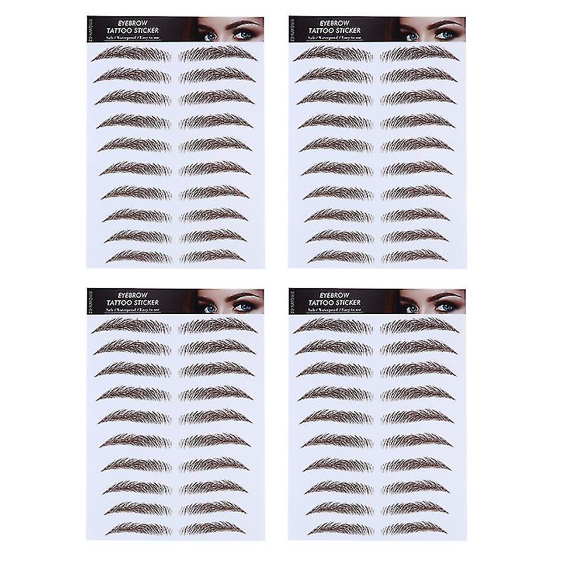 4pcs Eyebrow Stickers