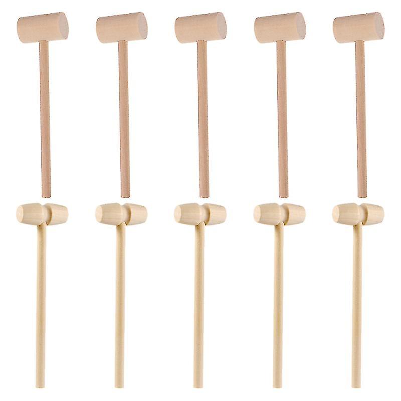 20pcs Wood Hammer Toy