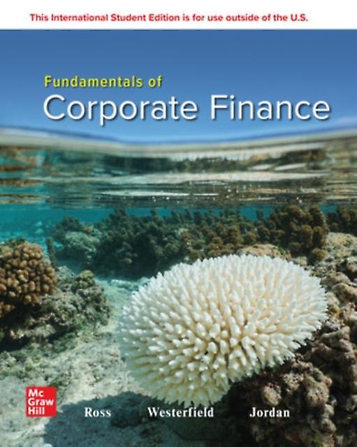 Fundamentals Of Corporate Finance 2024 Release Ise by Bradford Jordan Paperback