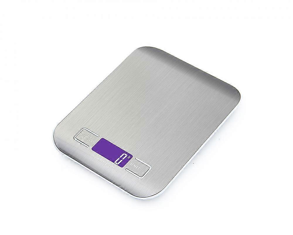Smart Digital Scale With Lcd Display For Kitchen Stainless Steel, 5kg