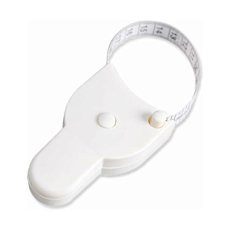Retractable Measuring Tape Flexible Measuring Tape Body Fat Thickness Measuring Tape Sewing Body Measuring Tape(White)