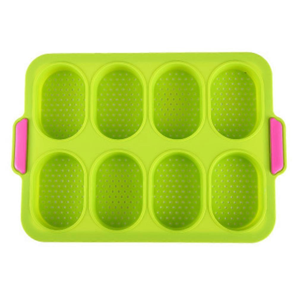 Mini Baguette Baking Tray, Non-stick Perforated Pan - Bread Crisping Tray, Loaf Baking Mould, French-bread, Breadstick and Bread Rolls