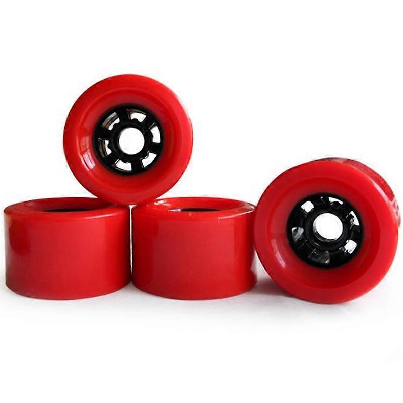 Arrival DIY 83mm Skateboard Wheel for SHR78A Red Color PU Wheels Soft Longboard Wheels