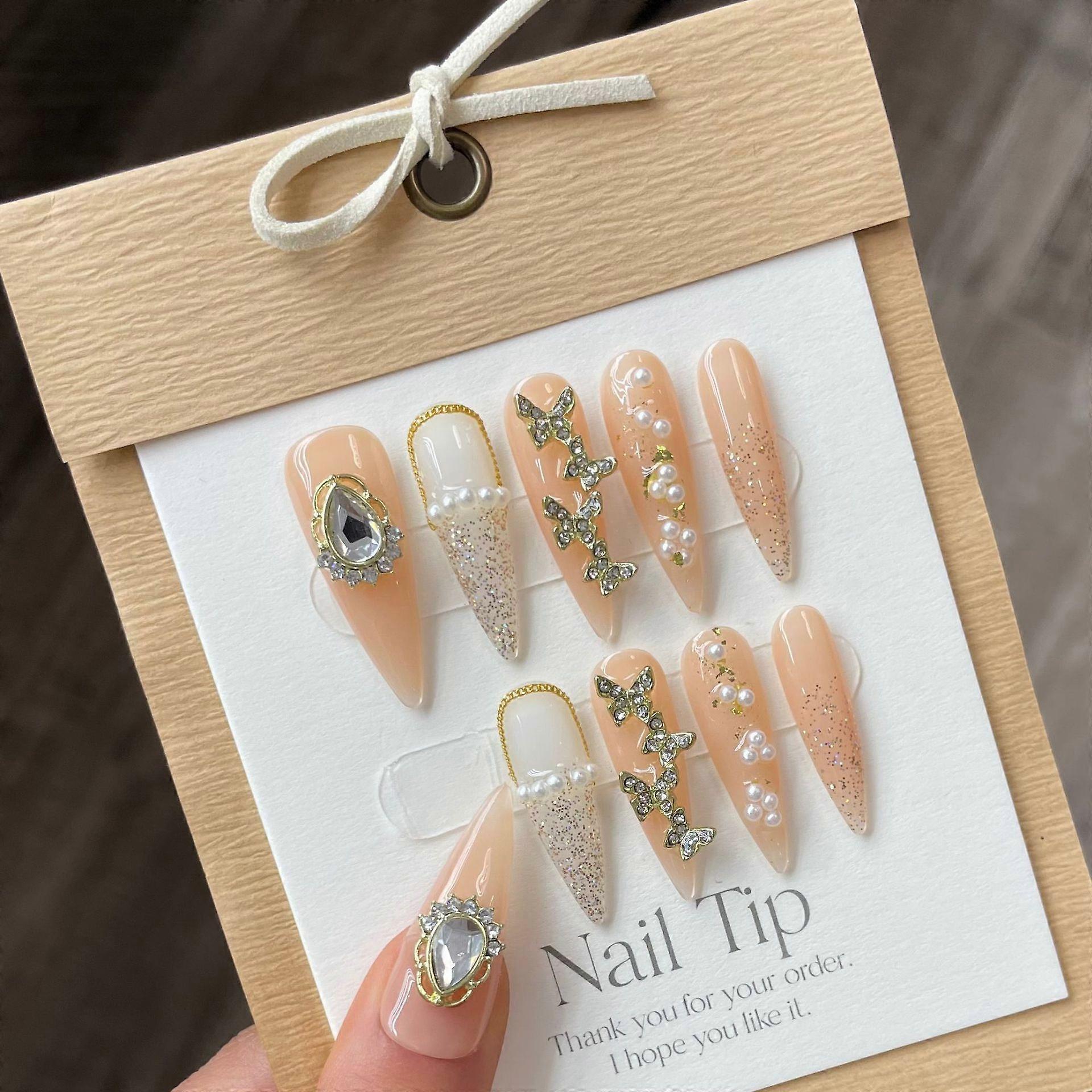 أظافر مزيفة. اضغط لارتداء الأظافر ، وتفكيك المنتجات النهائية ، قابلة لإعادة الاستخدام. نموذج الأظافر المزيفة: حجم S