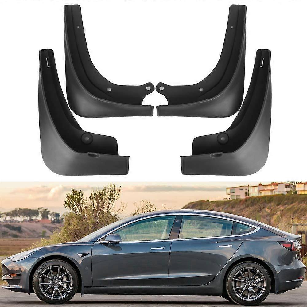 Tesla Model 3 Mud Flaps Splash Guards, Protect The Lower Portions From Snow