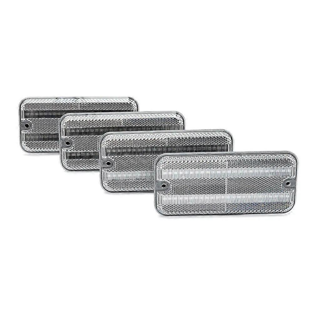 4PCS Front Rear side marker light Fender Turn Signal Lights for Chevy C/K C10/20/30 GMC van G10 G20 G30 G1500 G2500 G3500