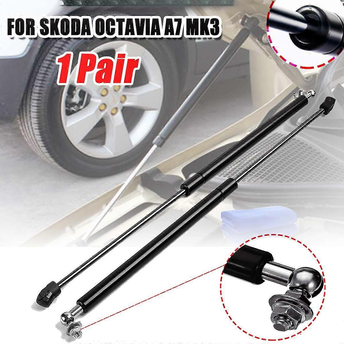 2pcs Car Refit Bonnet Hood Gas Shock Lift Strut Bars Support Rod For Skoda Octavia A7 MK3
