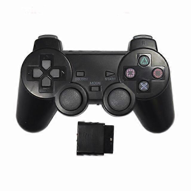 Wireless Bluetooth Controller Transparent Color Gamepad For Sony PS2 2.4G Vibration Controle For Plastation 2 Joystick