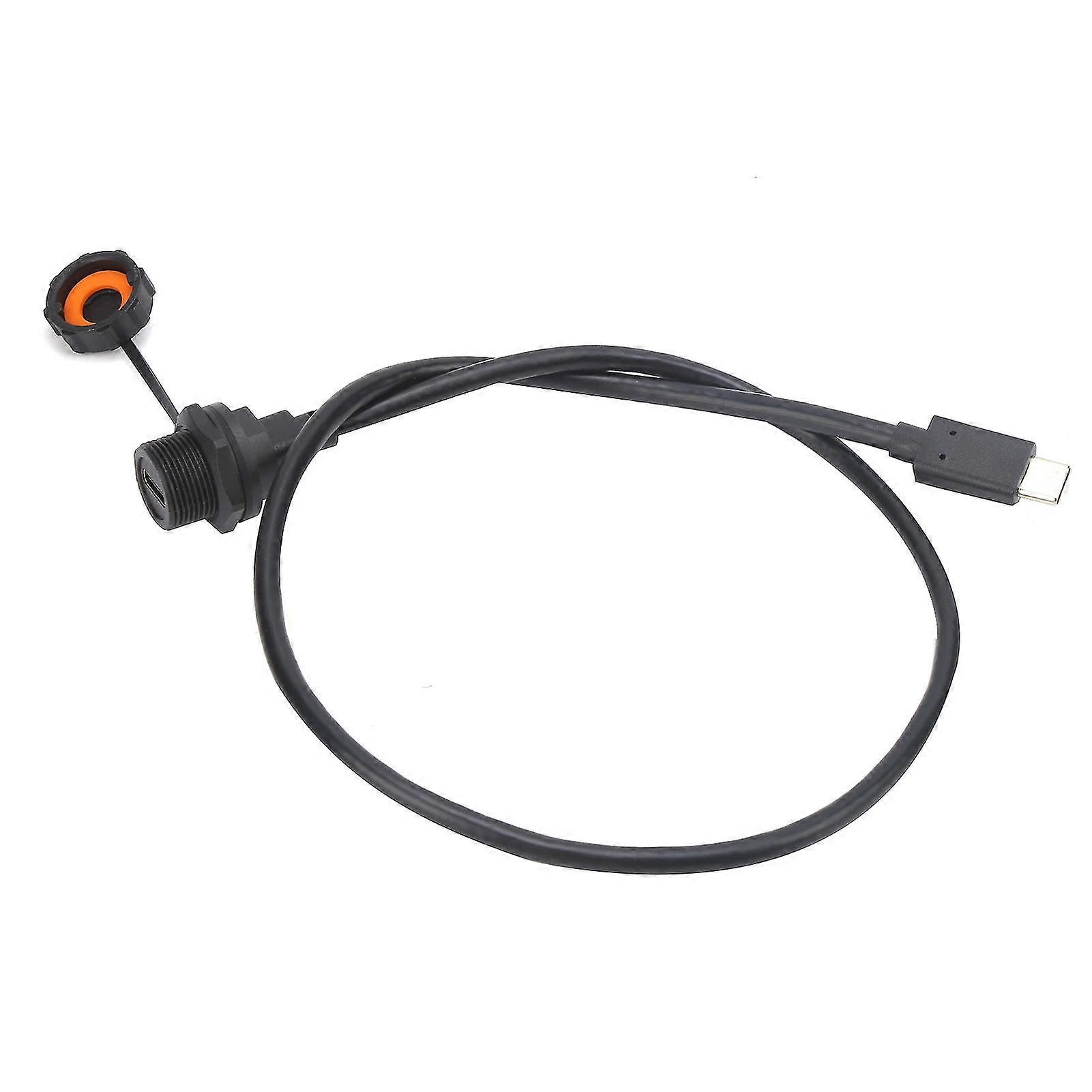 TYPECWaterproofUSBConnectorFemaleMaleIP67withCableSocket(0.3m)E10TPCTFF/TPCAM