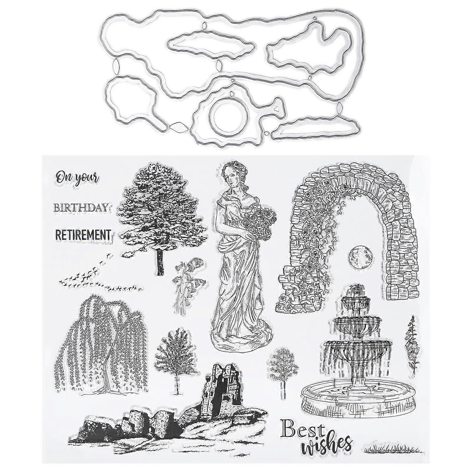 ختم مطاط شفاف TPR DIY مجلة الألبوم الديكور الفن الحرف الملحقات T1762TC