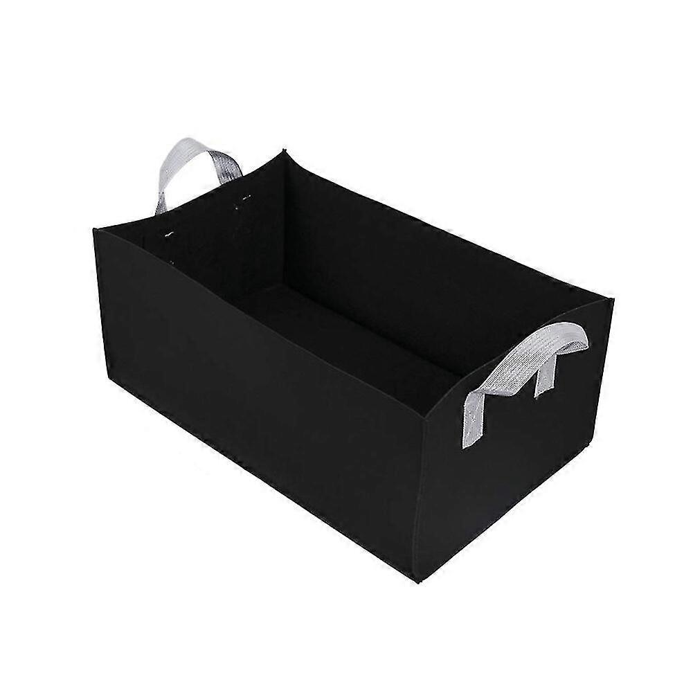 Square Garden Growing Bag Vegetables Planter Container With Handle - Reusable Felt Material, Air Pruning For Healthier Plants, 40*30*20cm (small Size)