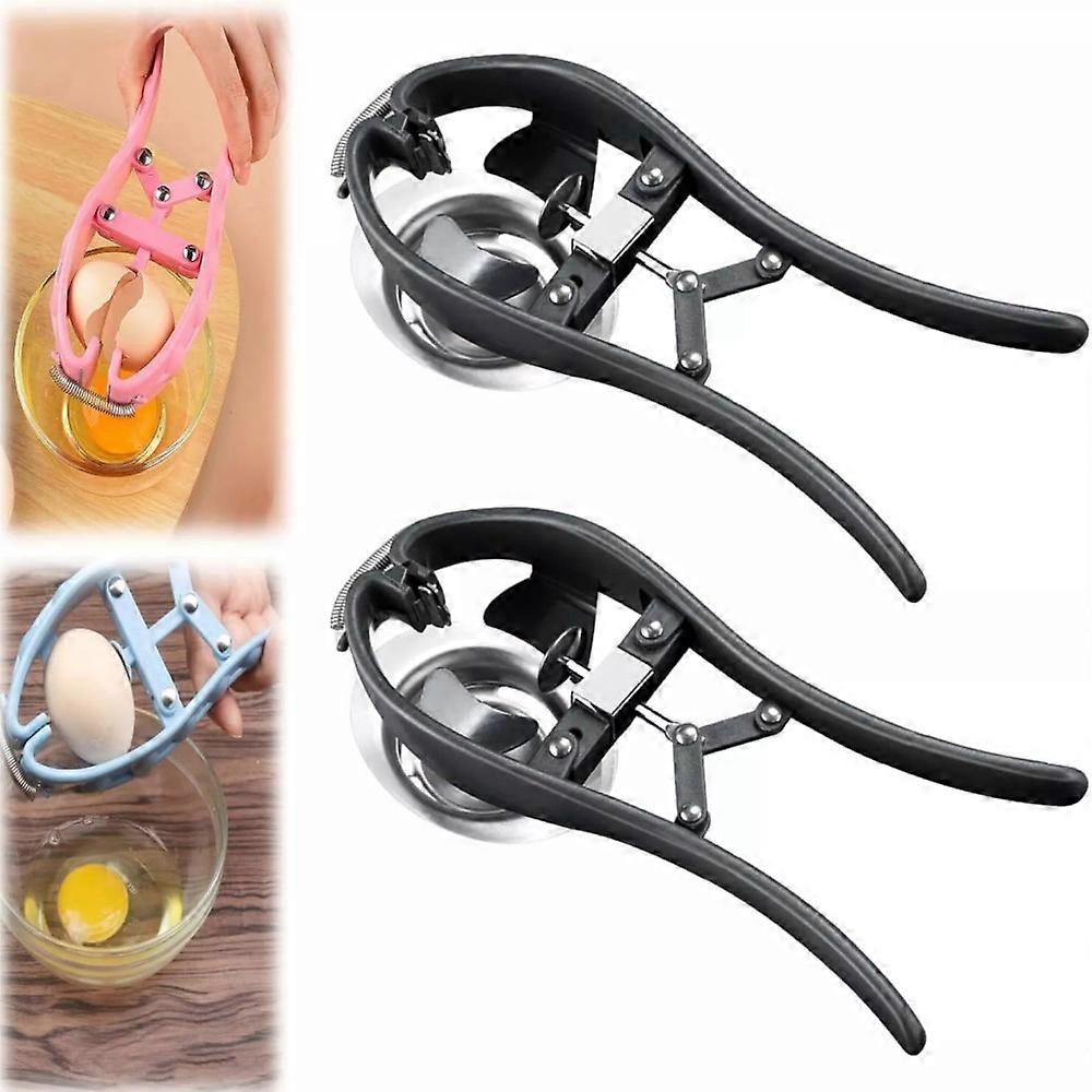 Multifunctional 2 in 1 Egg Opener,Egg Shell Opener Egg Separator For Raw Eggs